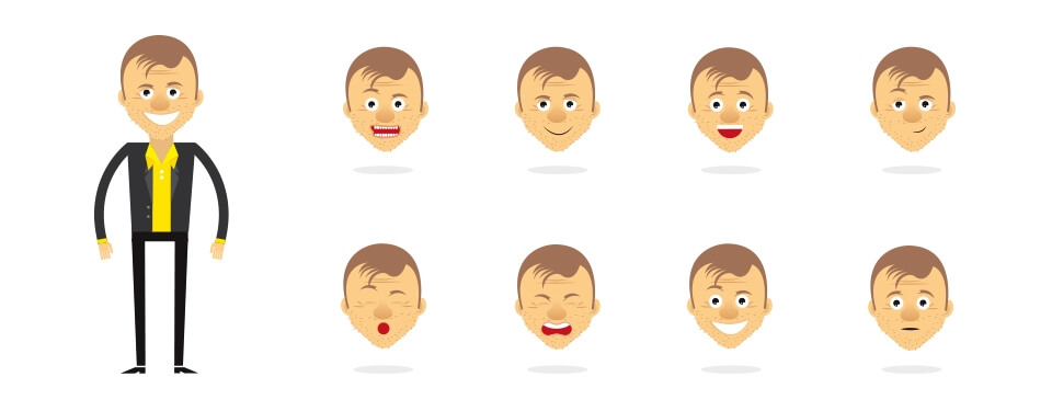 Character face expressions